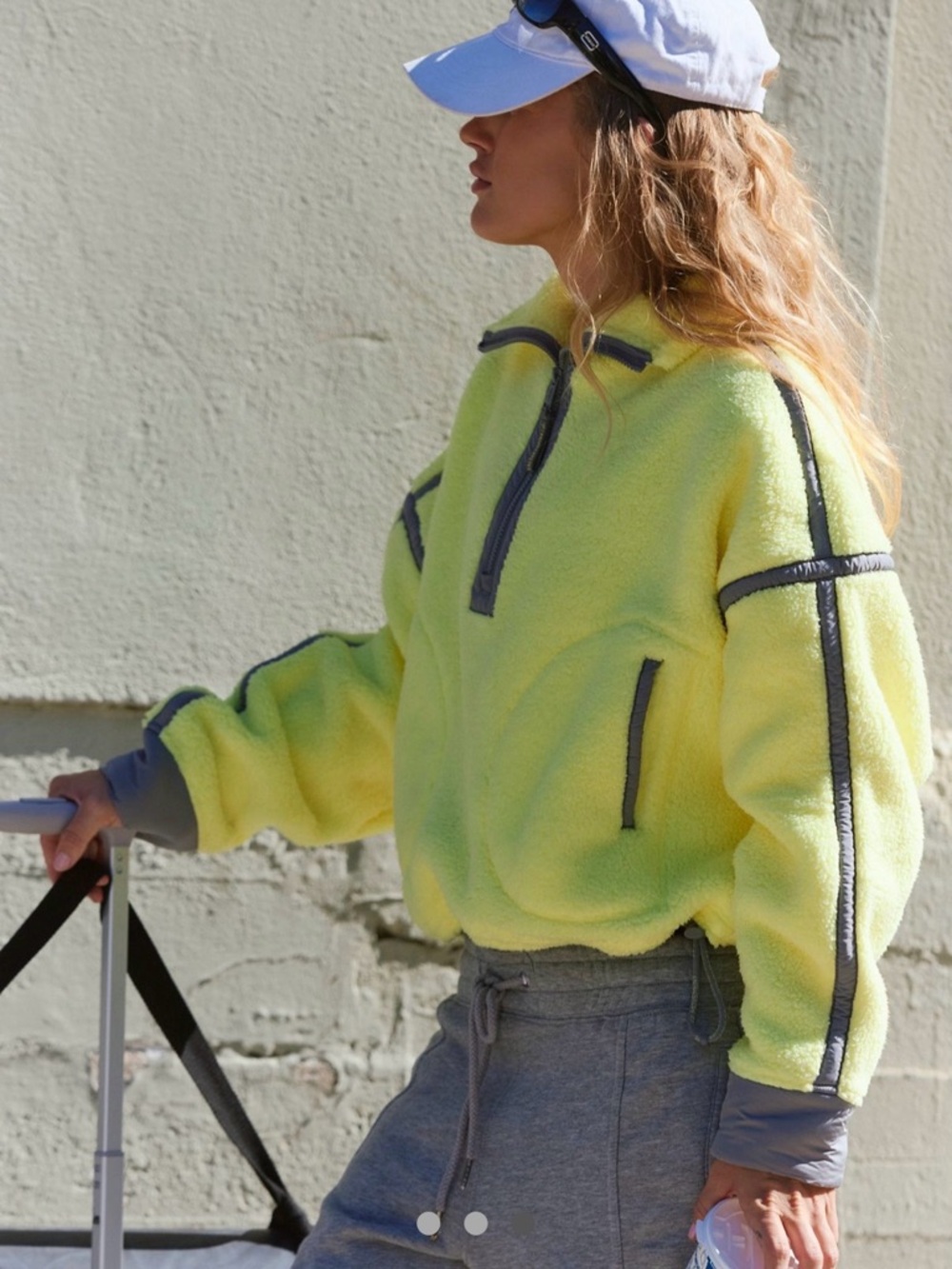 NWT FP Movement Mountain High Half Zip Fleece